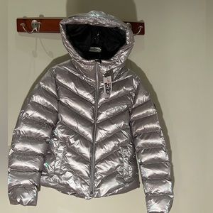 New- Light Weight Ski and Everyday Jacket - Pearl Grey Medium women